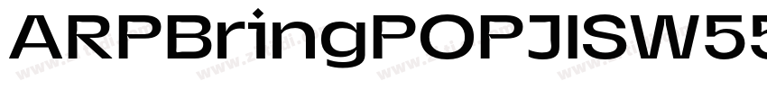ARPBringPOPJISW55 He字体转换